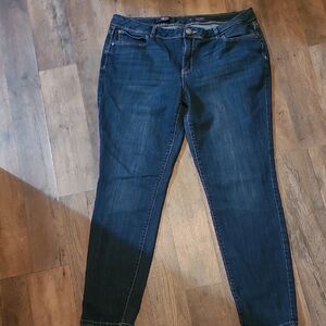 Simply Vera Vera Wang Blue Skinny Jeans